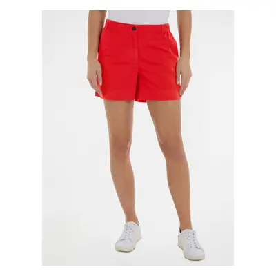 Tommy Hilfiger Co Pull On Shorts Red