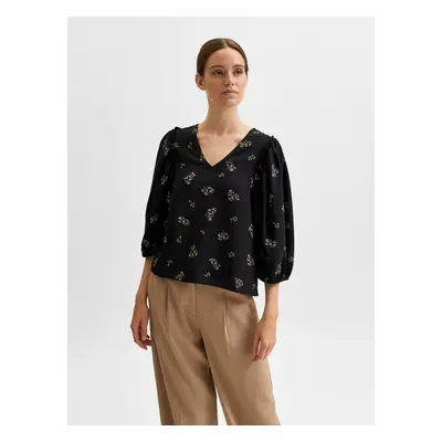 Selected Femme Margunn Blouse Black