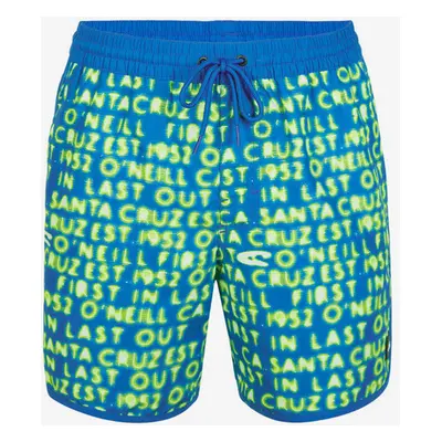 O'Neill Scallop Neon 16'' Swimsuit Blue