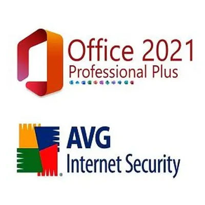 Microsoft Office 2021 Professional Plus + AVG Internet Security Bundle 1 Year / 1 Device CD Key