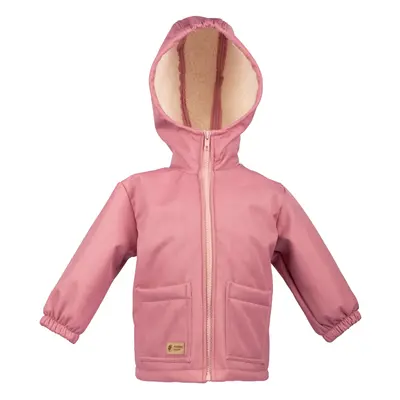 Veste softshell enfant avec un manteau d'agneau Monkey Mum® - Agneau rose 98/104