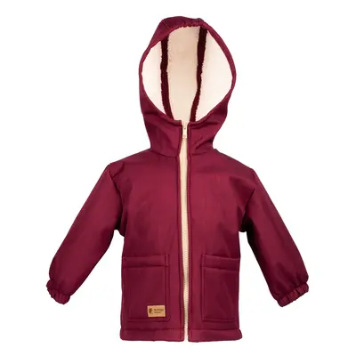 Veste softshell enfant avec un manteau d'agneau Monkey Mum® - Chaperon rouge