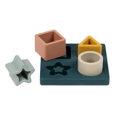 NATTOU Jouet insert silicone Foncé 12x12 cm