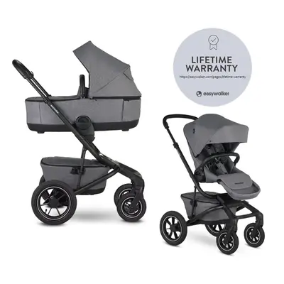 EASYWALKER Poussette combinée Jimmey 2en1 Iris Grey LITE AIR