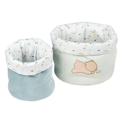 NATTOU Organisateur de rangement pcs Jules ours en peluche 20x20 cm + 15x20 cm Roméo, Jules & Sa