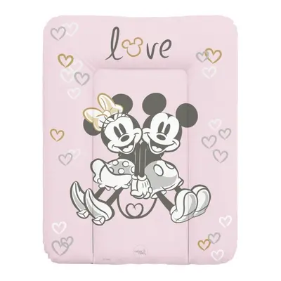 CEBA Matelas à langer souple pour commode (50x70) Disney Minnie & Mickey Rose