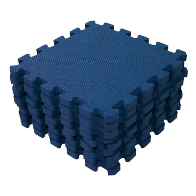 BABYDAN Tapis de jeu puzzle Bleu Océan 90x90 cm