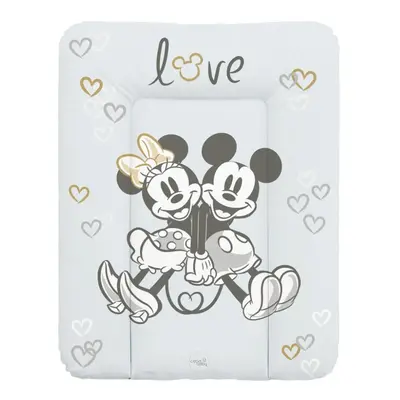 CEBA Matelas à langer souple pour commode (50x70) Disney Minnie & Mickey Gris