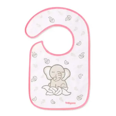 BABYONO Bavoir Terry, moyen, imperméable éléphant 6m+