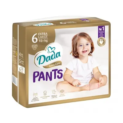 DADA Extra Care Pants Couches-culottes jetables Extra Large (16 kg+) pcs