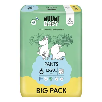 MUUMI Baby Pants Junior kg (52 pièces), couches culottes écologiques