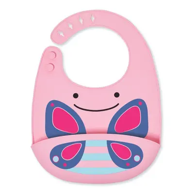 SKIP HOP Zoo bavoir silicone Papillon 6m+