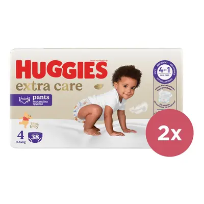 2x Couches jetables HUGGIES® culottes Extra Care (9-14 kg) pcs