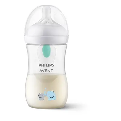 Biberon Philips AVENT Natural Response avec valve AirFree ml, mois+, éléphant