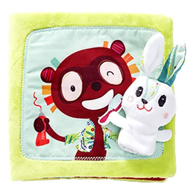 Lilliputiens - Livre textile - Le lapin dentiste