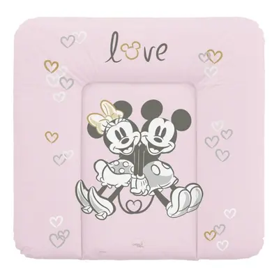 CEBA Matelas à langer souple pour commode (75x72) Disney Minnie & Mickey Rose