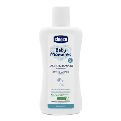 CHICCO Shampoing cheveux et corps Baby Moments 92% ingrédients naturels ml