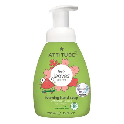 ATTITUDE Savon moussant pour les mains pour enfants Petites feuilles au parfum de pastèque et de