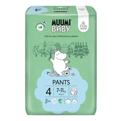 MUUMI Baby Pants Maxi kg (40 pièces), couches culottes écologiques