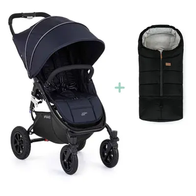 VALCO BABY Poussette sportive Snap Sport Flat Matte LTD Edition Deep Blue + PETITE&MARS sac Jibo