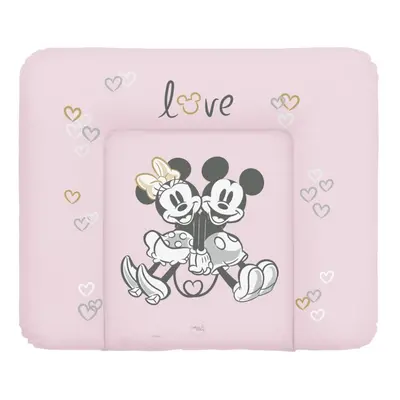 CEBA Matelas à langer souple pour commode (85x72) Disney Minnie & Mickey Rose