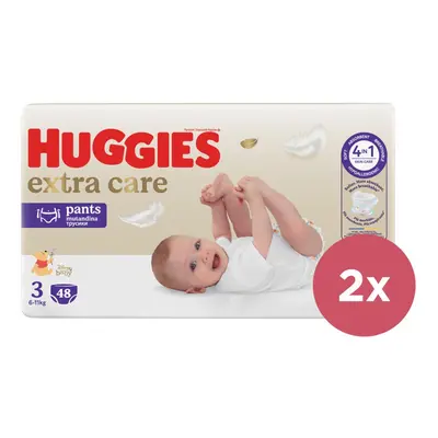 2x Couches jetables HUGGIES® culottes Extra Care (6-11 kg) pcs