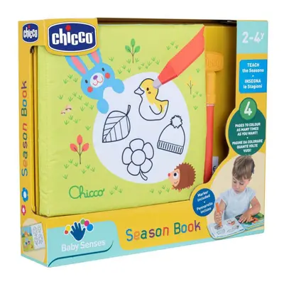 CHICCO Livre pour répéter la peinture à l'eau Saisons 24m+