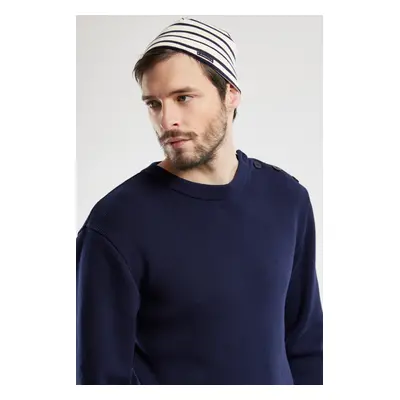 ARMOR-LUX Bonnet rayé "Tréguier" - coton Homme NATURE/NAVIRE 2XS