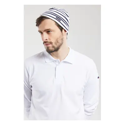 ARMOR-LUX Bonnet rayé "Tréguier" - coton Homme Blanc/Navire 2XS