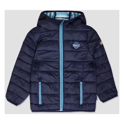 ARMOR-LUX Doudoune manches longues - Brest 2024 Enfant MD/Bleu Dauphin/Blanc 8 ANS