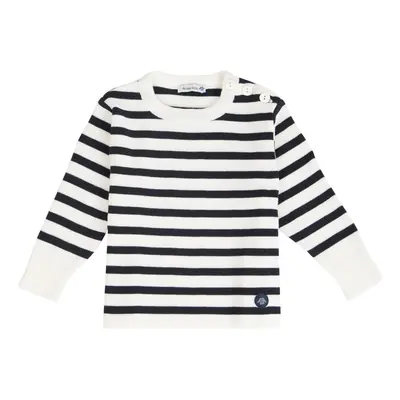 ARMOR-LUX Pull marin "Briac" Kids - laine Mérinos Enfant Nature/Navire 14 ANS