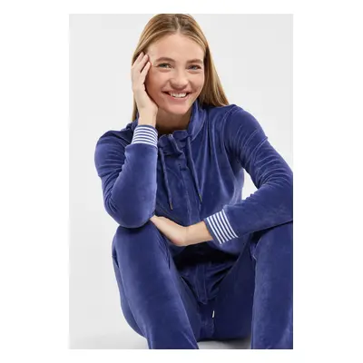 ARMOR-LUX Veste zippée homewear - velours Femme Skipper 3XL - 48