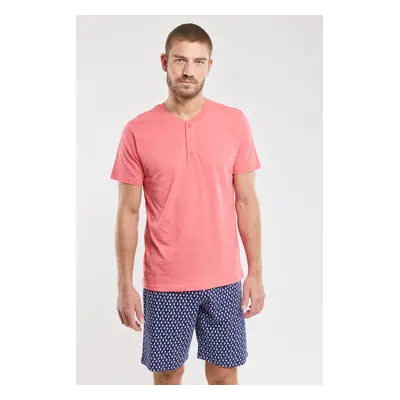 ARMOR-LUX Pyjama short "voiliers" - coton léger Homme Imprimé Petites Voiles Ble XL