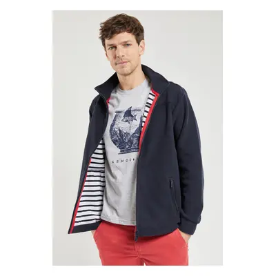 ARMOR-LUX Veste polaire Homme R.Navy/Blanc/R.Navy M