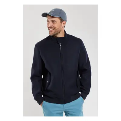 BERAC Blouson zippé Bérac - laine Homme Marine deep M