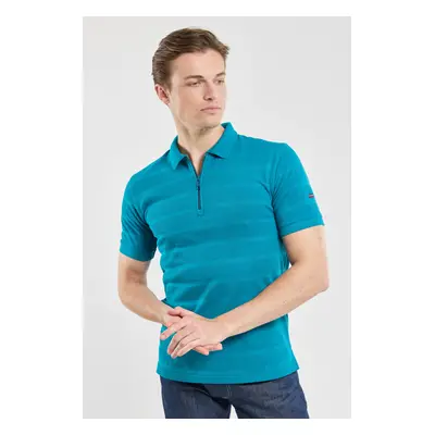 ARMOR-LUX Polo rayé - coton piqué Homme Deep Lagoon L