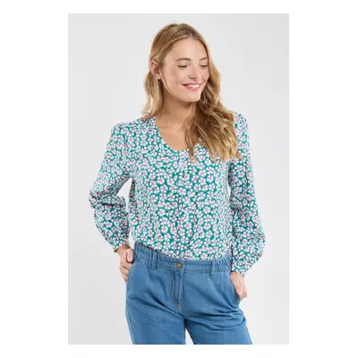 ARMOR-LUX Blouse fleurie - coton Femme Imprimé Flore S - 38