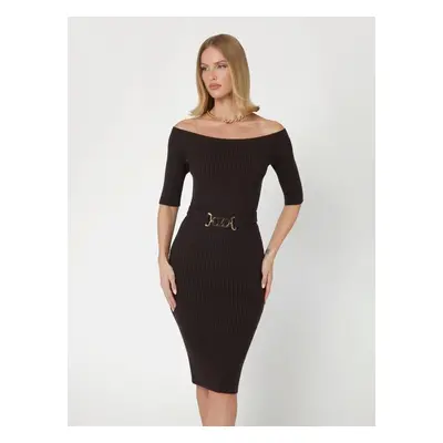 Robe-Pull Bodycon Midi Marciano