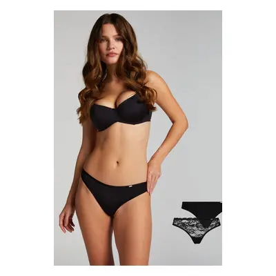 Hunkemöller Lot de 2 strings Angie Noir