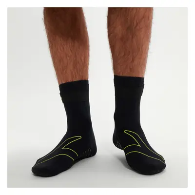 Chaussettes de natation pour adultes Noir/Jaune