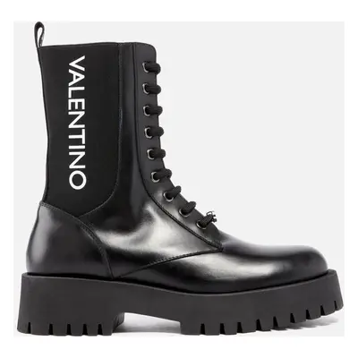 Valentino Women's Thory Leather Lace-Up Boots