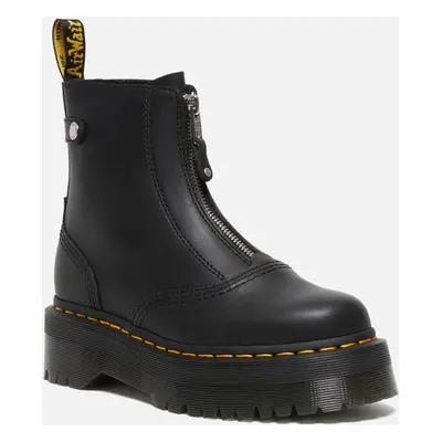 Dr. Martens Jetta Zip Front Leather Boots