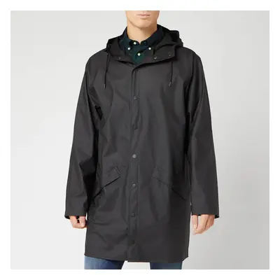 RAINS Men's Matte Shell Long Jacket - XS