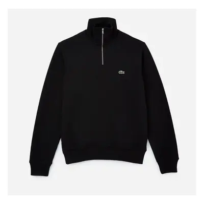 Lacoste Logo-Appliquéd Cotton-Jersey Half-Zip Sweatshirt - 3/S