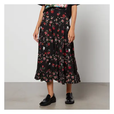 See By Chloé Juliette Floral-Print Stretch-Crepe Maxi Skirt - FR 36/UK 8