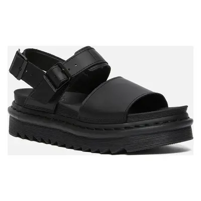 Dr. Martens Women's Voss Leather Strap Sandals - Black