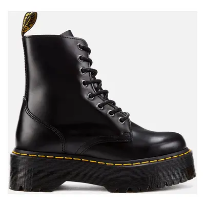 Dr. Martens Jadon Unisex Smooth Leather Boots - Black