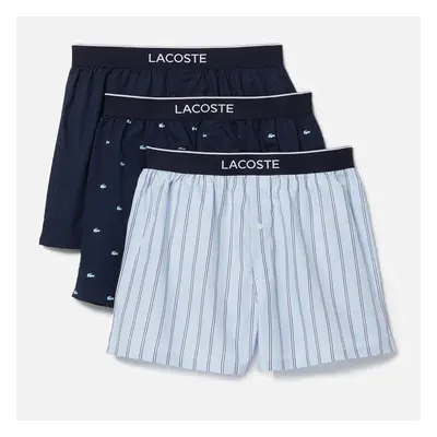 Lacoste 3 Pack Woven Cotton Boxer Shorts