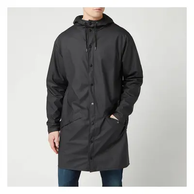 RAINS Men's Matte Shell Long Jacket - M