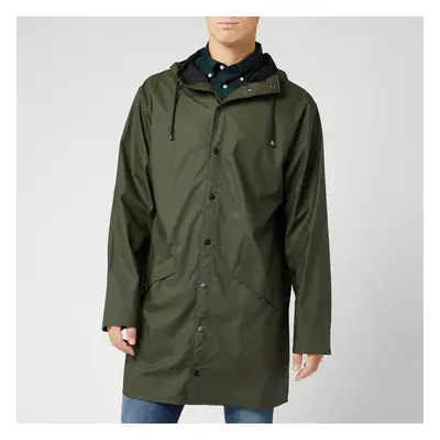 RAINS Men's Long Jacket - Green - S